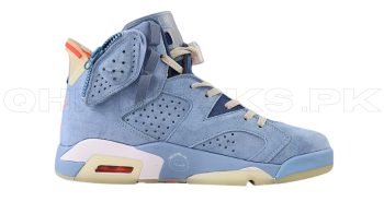 NK AIR JORDAN RETRO6 LIGHT BLUE