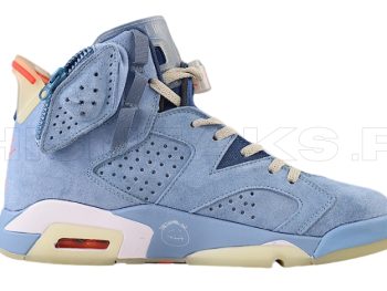 NK AIR JORDAN RETRO6 LIGHT BLUE