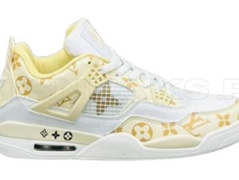 NK JORDAN RETRO 4 x LOUIS VUITTON (YELLOW)