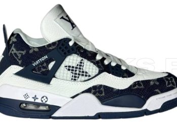 NK JORDAN RETRO 4 x LOUIS VUITTON (BLUE)